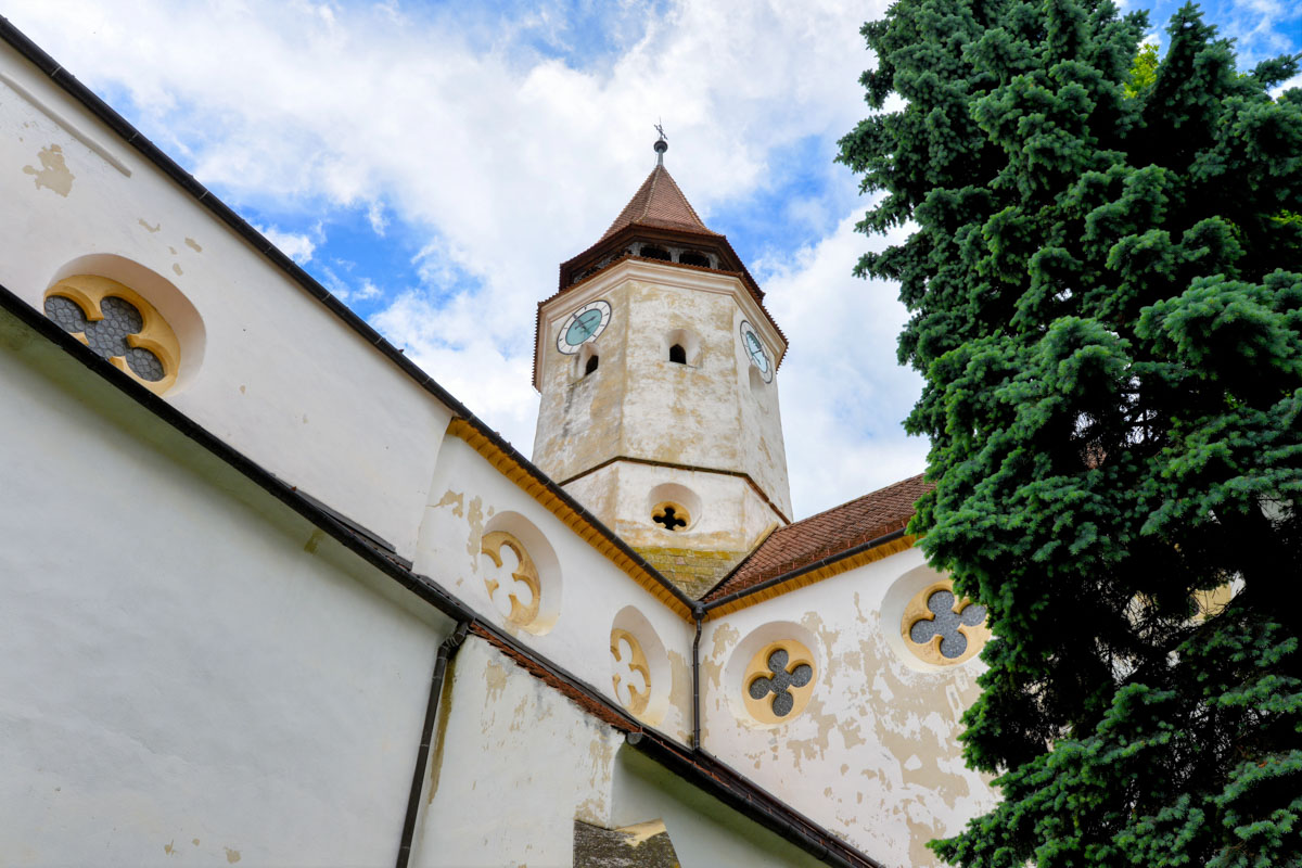 Die Kirchenburg von Prejmer (Tartlau) ist die am stärksten befestigte Kirche in Siebenbürgen, Rumänien, und beeindruckt durch Größe und Eleganz