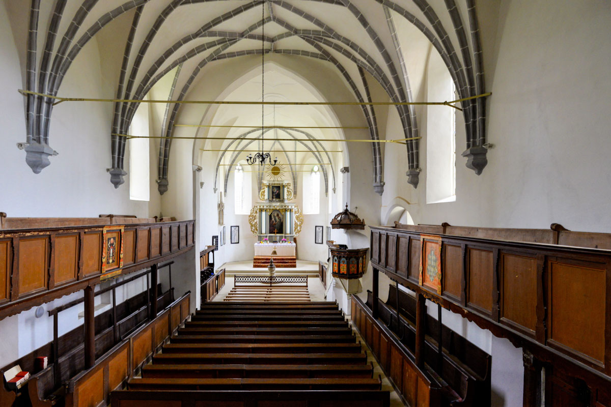 Die Wehrkirche von Saschiz in Rumänien wurde im 15. Jahrhundert von den Sachsen als mächtiges Bollwerk errichtet