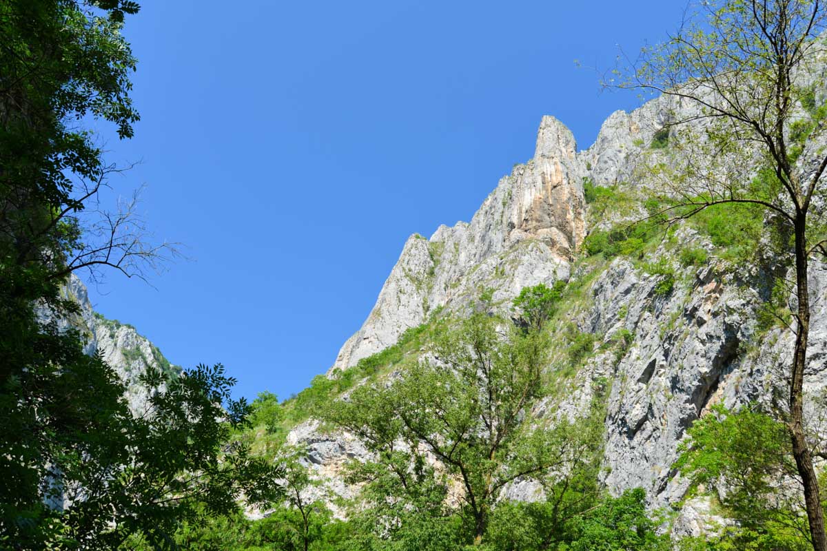 Die beeindruckende Thorenburger Schlucht in der Nähe von Cluj zählt zu den spektakulärsten Landschaftsformen Rumäniens